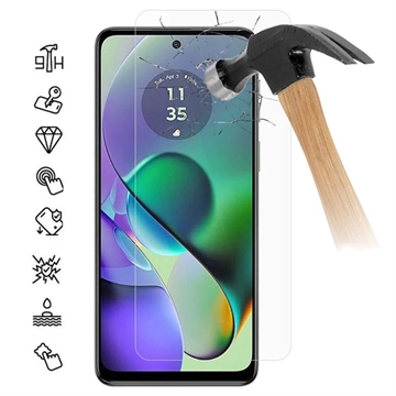 Motorola Moto G54 Panzerglas - Case Friendly - Durchsichtig