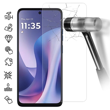 Motorola Moto G57 Panzerglas - 9H - Case Friendly - Durchsichtig