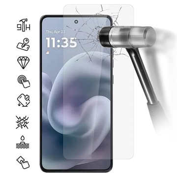 Motorola Moto G86 Power Panzerglas - 9H - Case Friendly - Durchsichtig