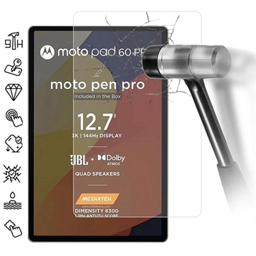 Motorola Moto Pad 60 Pro Panzerglas - 9H - Case Friendly - Durchsichtig