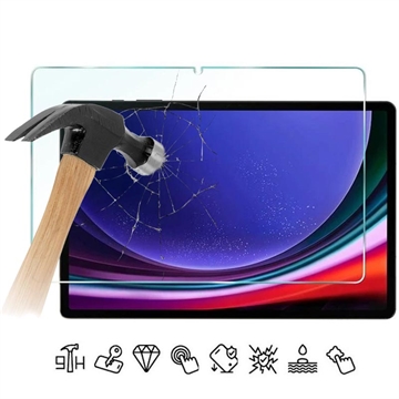 Samsung Galaxy Tab S9 FE+ Panzerglas - Case Friendly - Durchsichtig
