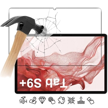 Samsung Galaxy Tab S9+/S8+ Panzerglas - Case Friendly - Durchsichtig