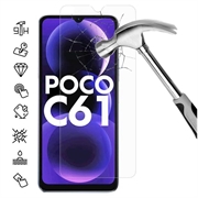 Xiaomi Poco C61 Panzerglas - 9H, 0.3mm - Case Friendly  - Durchsichtig