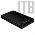 Transcend StoreJet 25A3 USB 3.1 Gen 1 Externe Festplatte - 1TB - Schwarz