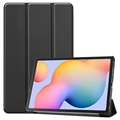 Tri-Fold Serie Samsung Galaxy Tab S6 Lite 2020/2022/2024 Folio Hülle - Schwarz