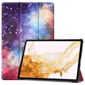 Tri-Fold Serie Samsung Galaxy Tab S8+ Smart Folio Hülle - Galaxie