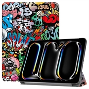 iPad Pro 11 2024/2025 Tri-Fold Serie Smart Folio Hülle - Graffiti