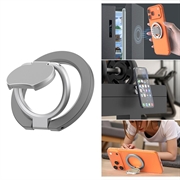 Dreifach klappbarer MagSafe Ring mit Ständer für Telefon - Grau