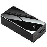 3-Port USB Quick Charge Powerbank 50000mAh - PD 18W - Schwarz
