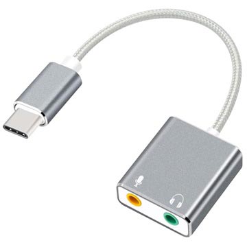 USB-C / AUX Kopfhörer & Mikrofon Audio Adapter