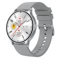 U23 Ultra-Slim AMOLED Unisex-Smartwatch mit über 100 Sportmodi - Silber