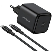 Ugreen X524 45-W-GaN-USB-C-Steckdosenladegerät mit USB-C-Kabel