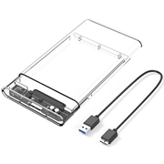 USB 3.0 2.5" SATA HDD/SSD-Hülle - Transparent