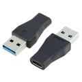 USB 3.1 Typ-C Buchse auf USB-A 3.0 Stecker OTG Adapter