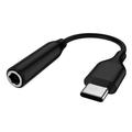USB-C / 3.5mm Audio-Adapter - Audio- und Anrufunterstützung - Schwarz