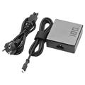 USB-C-Laptop-Ladegerät für ASUS ROG Flow X13/Z13 - 100W, 20V, 5A, EU-Stecker - Schwarz
