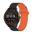 UWIER HR17 Active Smartwatch mit zwei Armbändern, LED-Taschenlampe - Schwarz