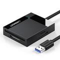 Ugreen 4-in-1 USB 3.0 Speicherkartenleser - SD/CF/microSD/MS - Schwarz