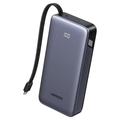 Ugreen PB536 20000mAh Powerbank mit integriertem USB-C-Kabel - 45W - Grau