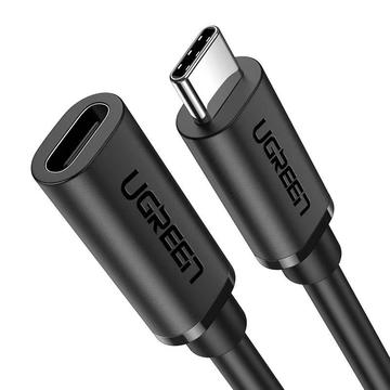 Ugreen US353 USB-C Verlängerungskabel - 1m, 10Gbps - Schwarz