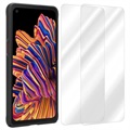 Samsung Galaxy Xcover Pro Ultradünne Hülle mit Panzerglas - Schwarz