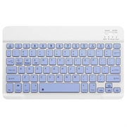 Ultradünne, leise Bluetooth-Tastatur für PC, Tablet, iPad, Telefon, TV - Lila
