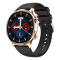Unisex-Sport-Smartwatch MX40 - 1.39" - Schwarz / Gold