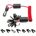 Universal Boot Kill Switch Lanyard mit 7 Schlüsseln - 1.6m