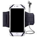Universal Magnetisches Sports Armband für Smartphones - 4"-5.8" - Schwarz