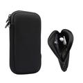 Universelle Nylon-Hülle für Mobiltelefone mit Reißverschluss und Trageband - 4.7-5.4" - Schwarz