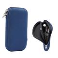 Universelle Nylon-Hülle für Mobiltelefone mit Reißverschluss und Trageband - 6.7-6.9" - Blau