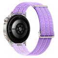 Universelles Nylon-Uhrenarmband mit Schnellverschluss und Klettverschluss, 18mm - Lavendel-Lila