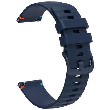Universal Smartwatch Silikonarmband - 18mm - Dunkel Blau