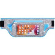 Universelle Sport-Hüfttasche für Smartphones - 7" - Baby Blau