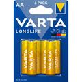 Varta Longlife LR6/AA Batterie - 6 Stk.