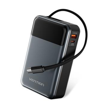 Vention FHYB0 20000mAh Power Bank mit integriertem USB-C Kabel - 65W