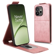 OnePlus 15T Vertikal Flip Hülle mit Ständer - Roségold