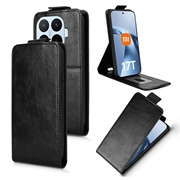 Xiaomi 17T Vertikal Flip Hülle mit Ständer - Schwarz