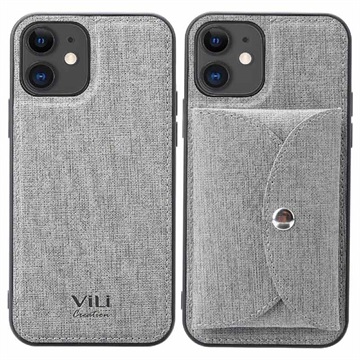 Vili T iPhone 12 Mini Hülle mit Magnetischer Geldbörse