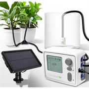 WD-01GD Intelligentes Bewässerungssystem für Solaranlagen - Doppelpumpe, Zeitschaltuhr, verstellbare Tropfschläuche