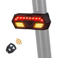 WEST BIKING YP0701314 Fahrrad LED Rücklicht Fahrrad Hupe Blinker Warnung hinten Lampe mit Fernbedienung