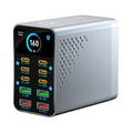 WLX-G2 165-W-GaN-Tischladestation - 140W PD, 10 Anschlüsse USB-C und USB-A