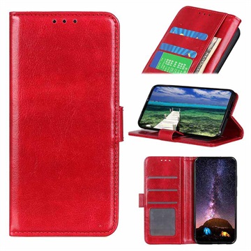 Xiaomi 11T/11T Pro Wallet Schutzhülle mit Ständer - Rot