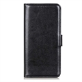 Samsung Galaxy A14 Wallet Schutzhülle mit Magnetverschluss - Schwarz