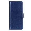 Samsung Galaxy A14 Wallet Schutzhülle mit Magnetverschluss - Blau