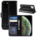 iPhone 11 Pro Wallet Hülle mit Stand-Funktion - Schwarz