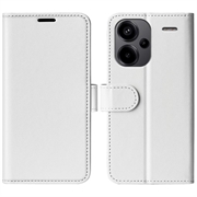 Xiaomi Redmi Note 13 Pro+ Wallet Hülle mit Magnetverschluss - Weiß