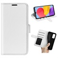 Samsung Galaxy M13 Wallet Schutzhülle mit Magnetverschluss - Weiß
