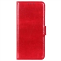 iPhone 15 Wallet Hülle mit Magnetverschluss - Rot