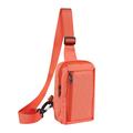 Wasserfeste Brust- und Schultertasche aus Nylon - für 6.5"- 7.2"-Telefone - Orange